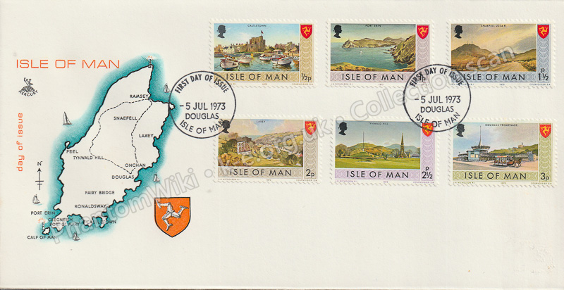 File:IM-Pictorial-Definitives-0.5p-to-3p-Mercury-1973-FDC.jpg