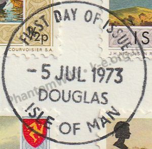 Main postmark for Inauguration of Postal Independence