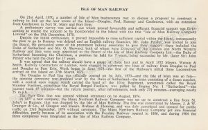 Isle of Man Railway — front