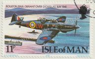 Boulton Paul Defiant over Douglas Bay, 1941
