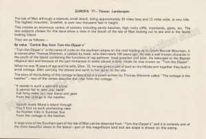 EUROPA '77 — Theme: Landscapes — front