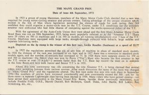 The Manx Grand Prix — front