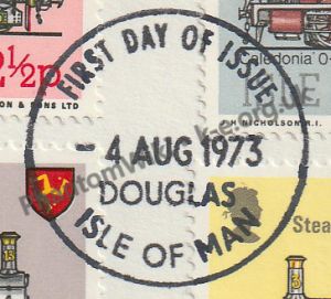 Main postmark for Centenary of Steam Railway