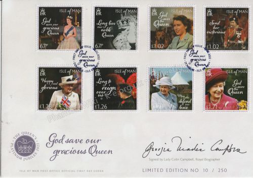 HM Queen Elizabeth II — 70th Anniversary of the Accession to the Throne — Lady Colin Campbell signed edition