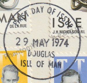Main postmark for Tourist Trophy Motorcycle Races (1st issue)