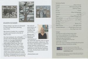 Animals by Eileen Schaer information sheet — reverse