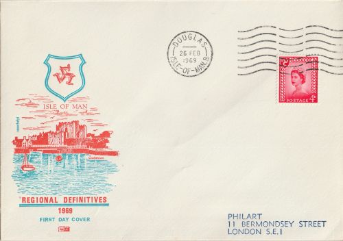 Queen Elizabeth II regional definitive — 4d — Philart cover