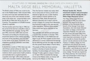 Certificate of authenticity for 80th Anniversary of the Award of the George Cross to Malta — reverse